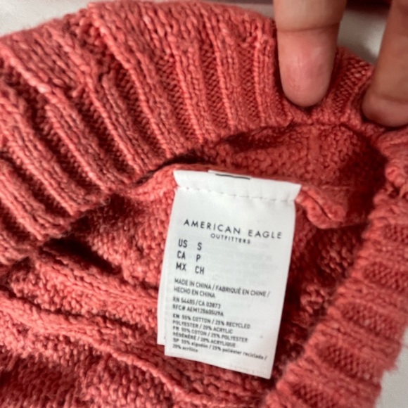 American Eagle Outfitters Cable Knit Sweater - Orange - NWT - Picture 2 of 12